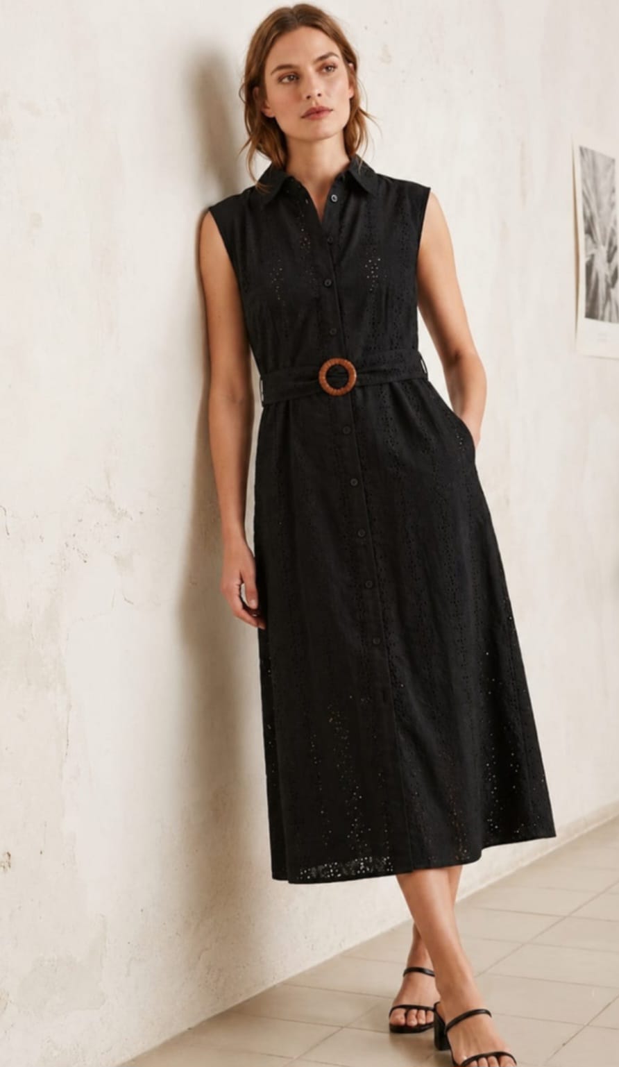 VESTIDO LARGO BRODERI