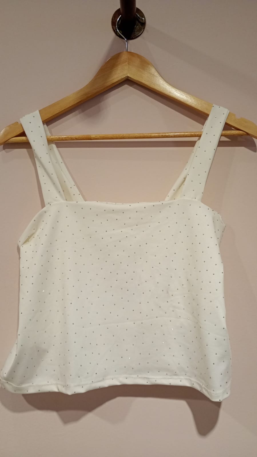 TOP RECTO STRASS