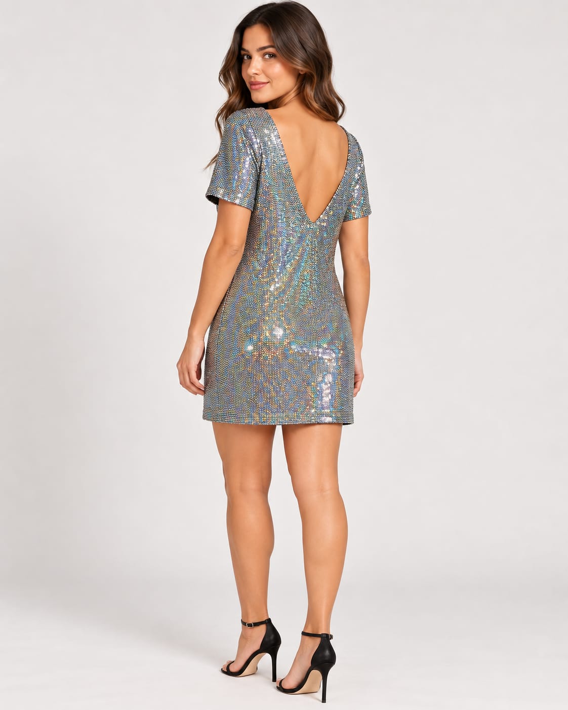 VESTIDO BRILLO ESPALDA V