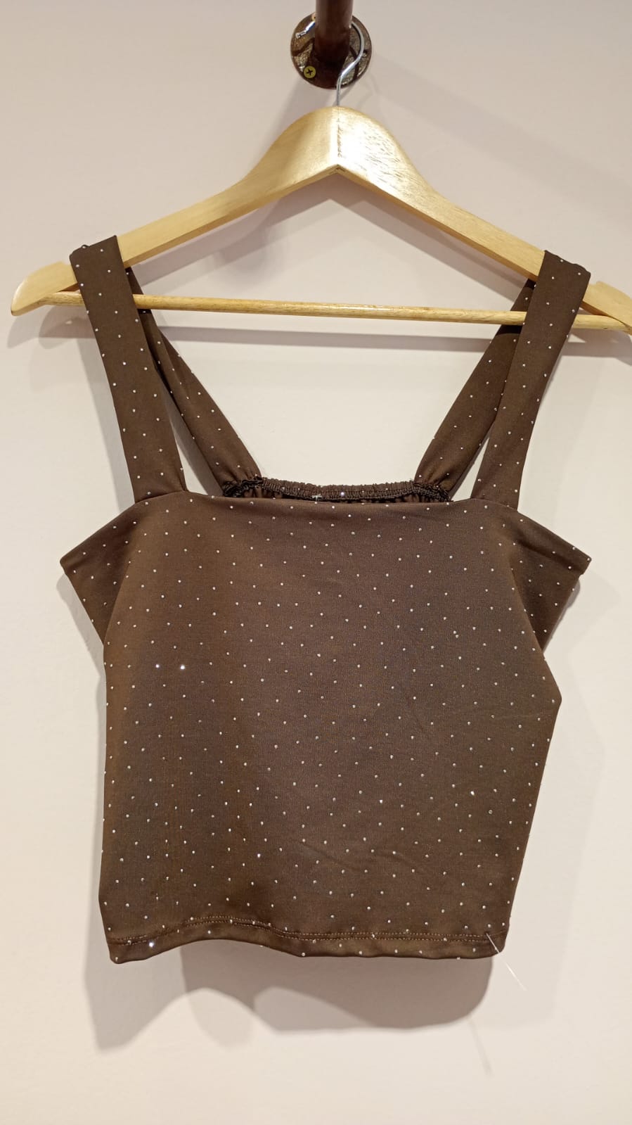 TOP RECTO STRASS