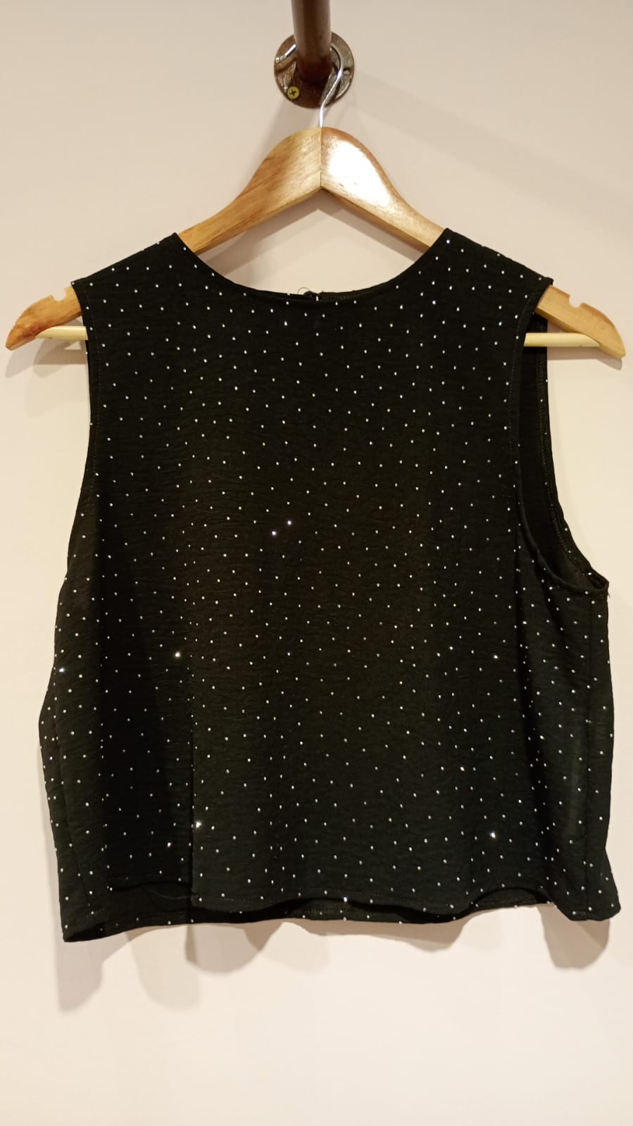 BLUSA BRILLO - NEGRO