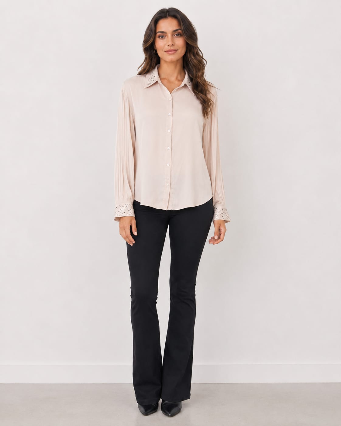 CAMISA CUELLO C/TACHAS