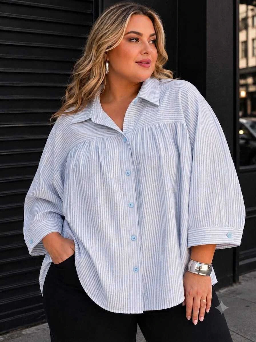 CAMISA RAYADA OVER