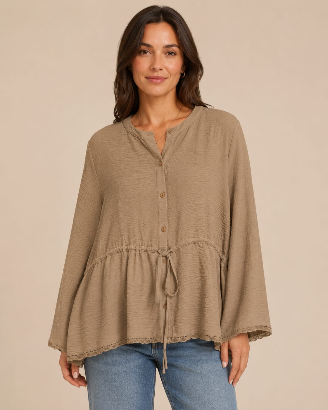 CAMISA LAZO CINTURA