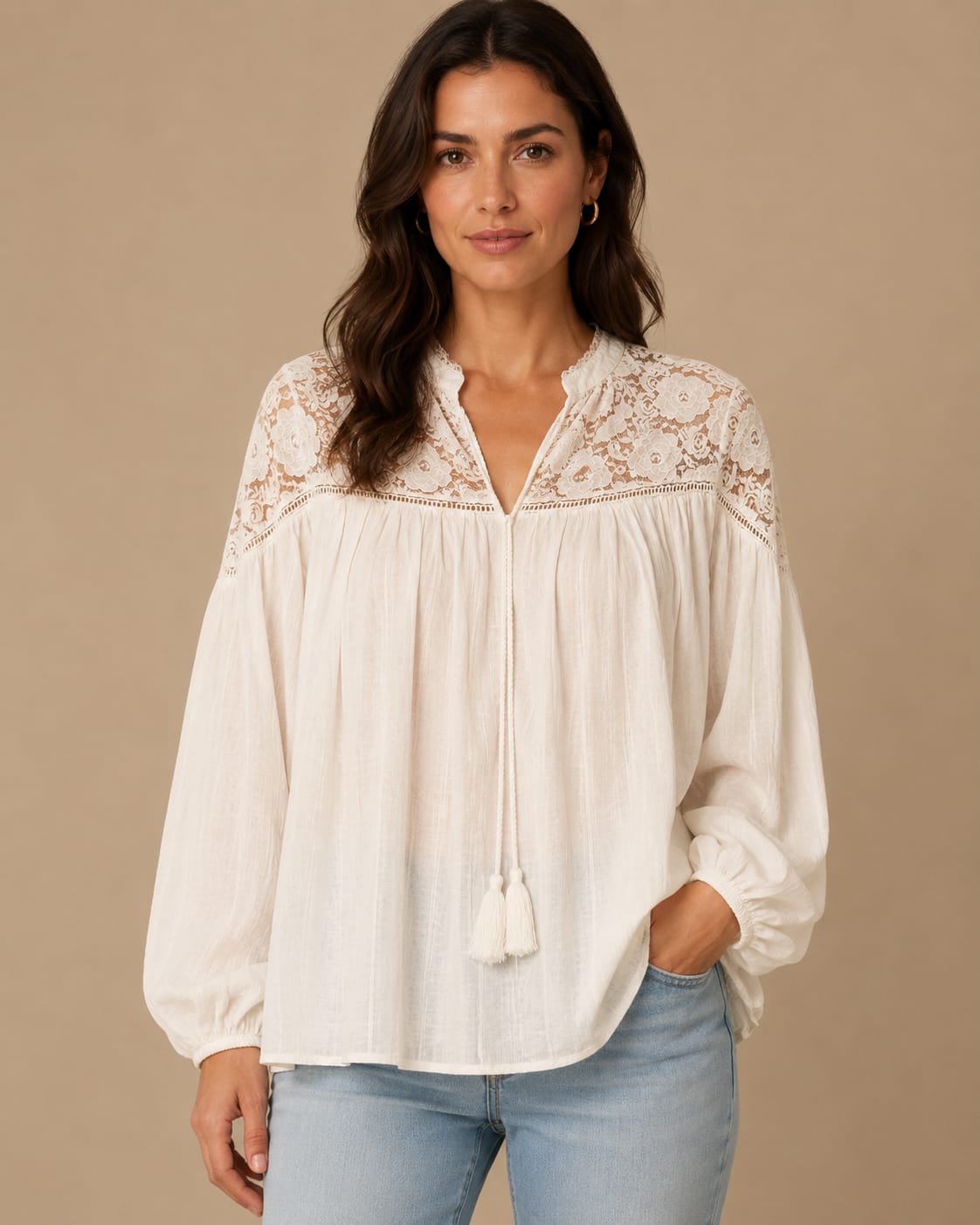 CAMISA CON TIRAS